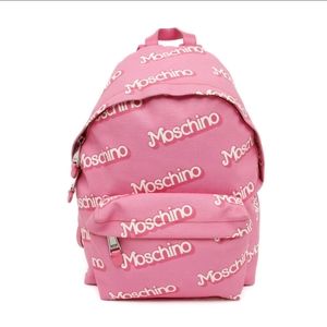 moschino pink backpack barbie limited edition authentic